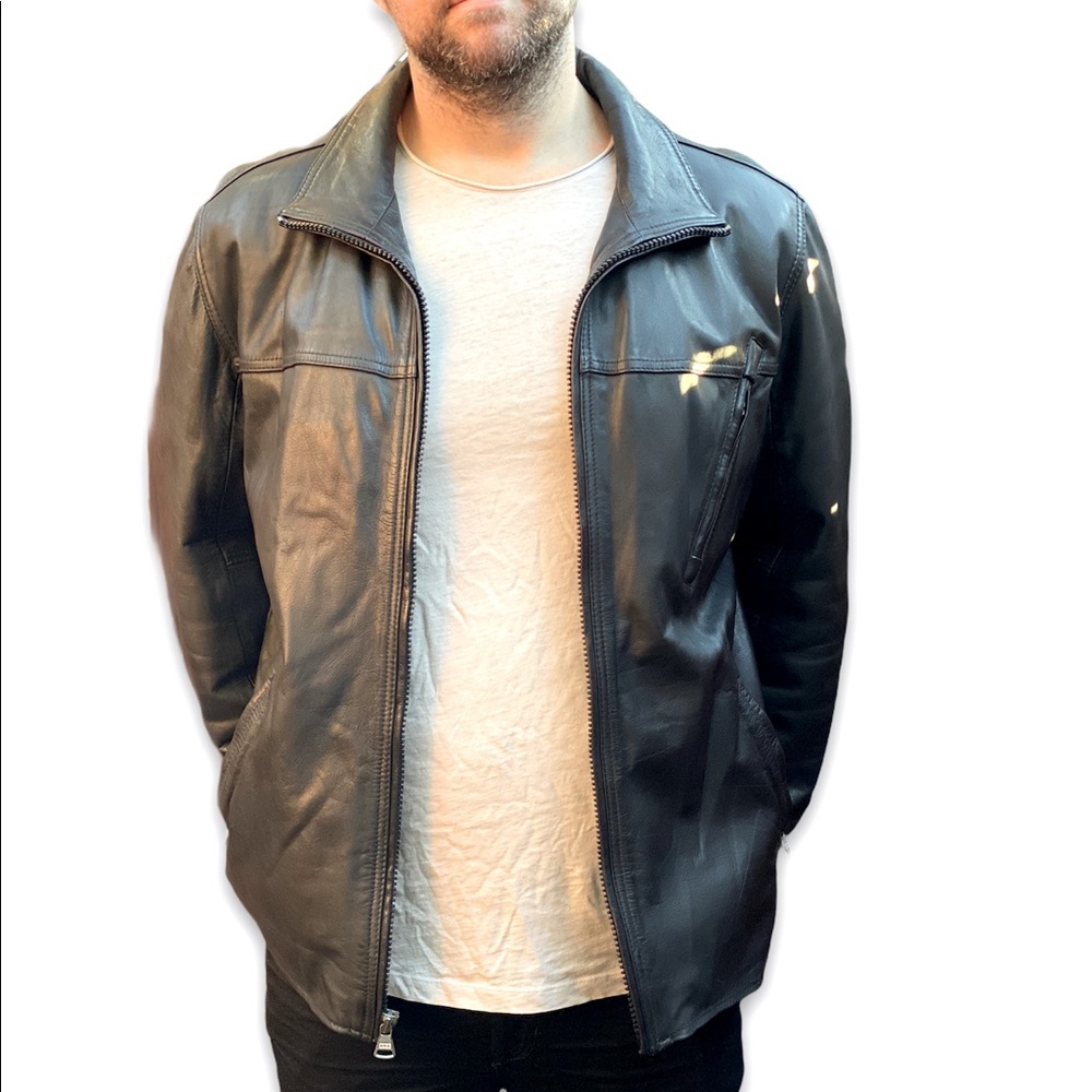 Marc New York 100% Leather Jacket Men’s XL